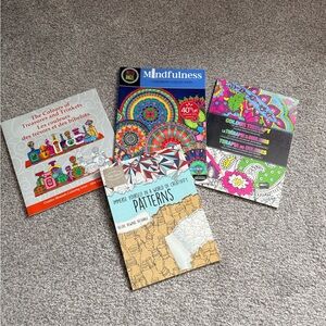 Mindfulness Adult Colouring Book Collection Bundle